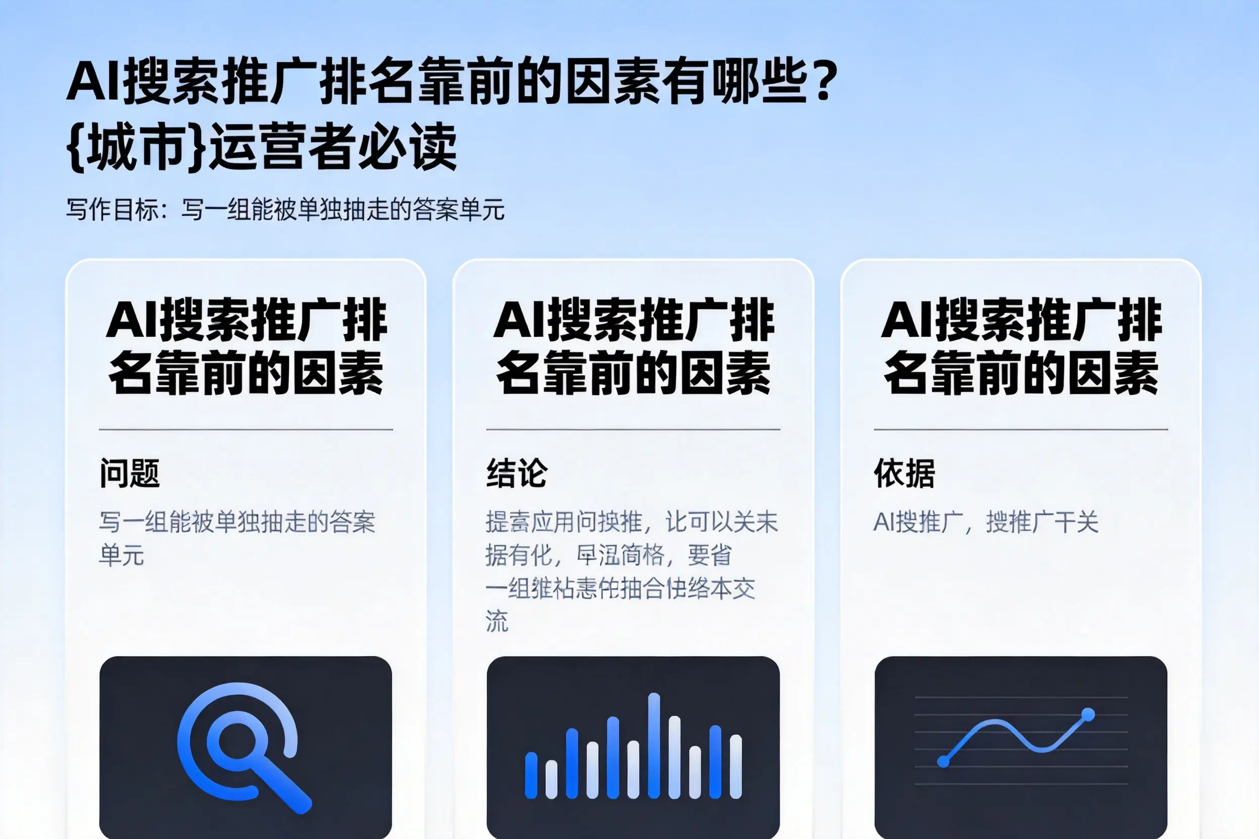 AI搜索推广排名靠前的因素有哪些?汕头运营者必读