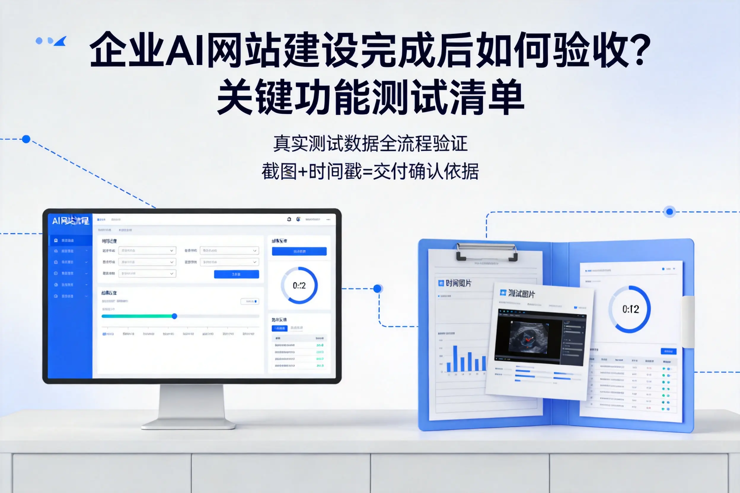 汕头企业AI网站建设完成后如何验收？关键功能测试清单