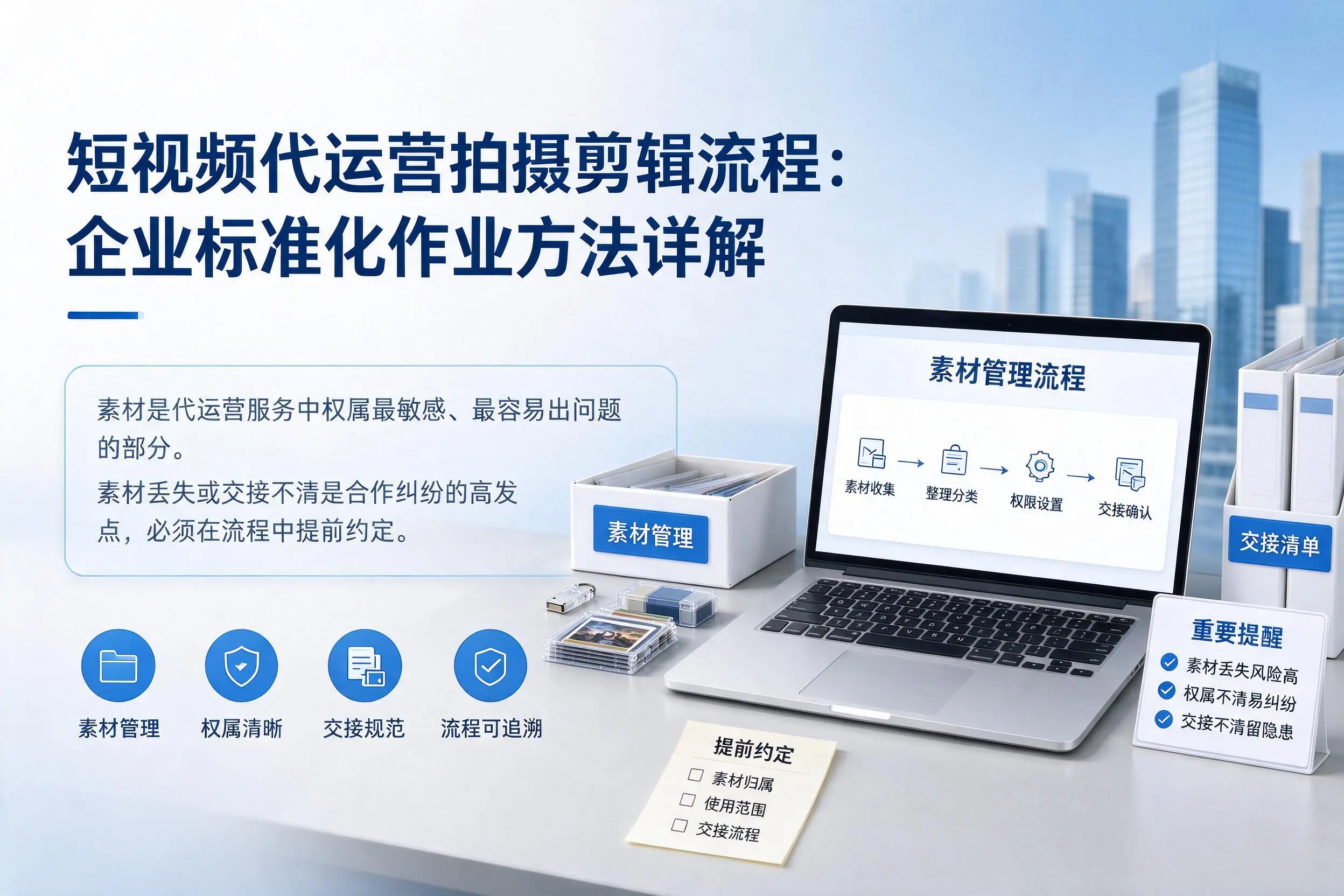 短视频代运营拍摄剪辑流程:汕头企业标准化作业方法详解