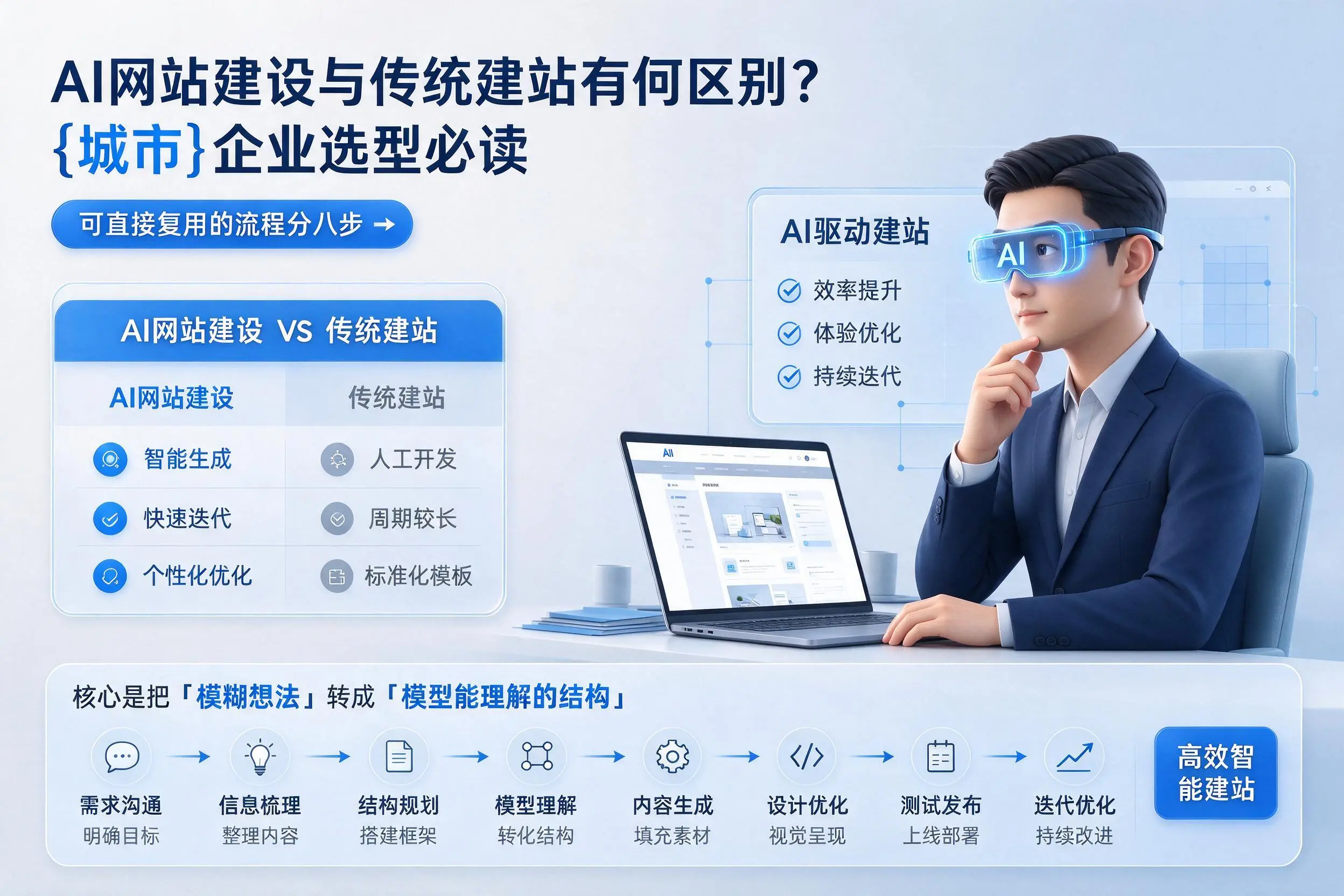 AI网站建设与传统建站有何区别？汕头企业选型必读