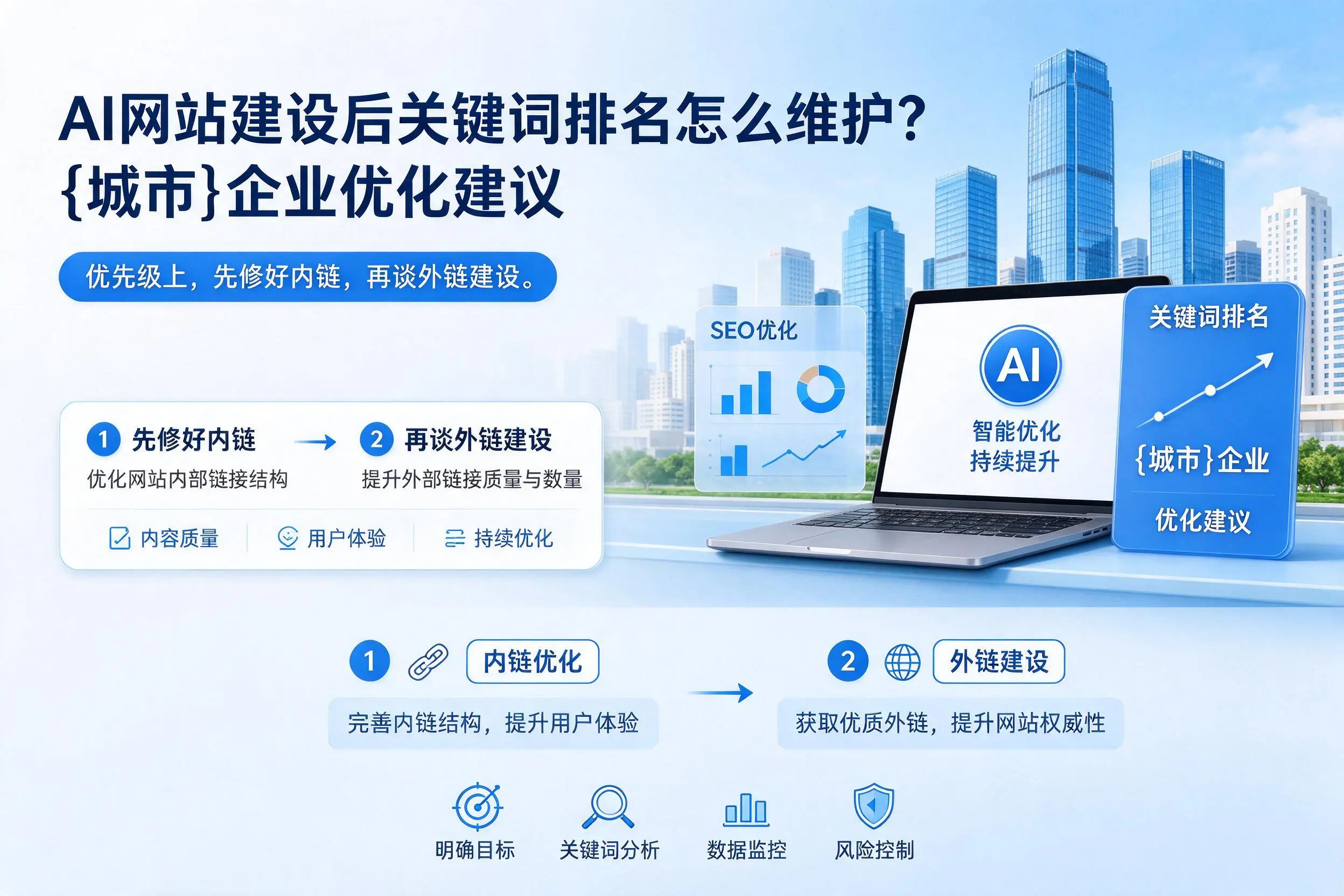 AI网站建设后关键词排名怎么维护？汕头企业优化建议